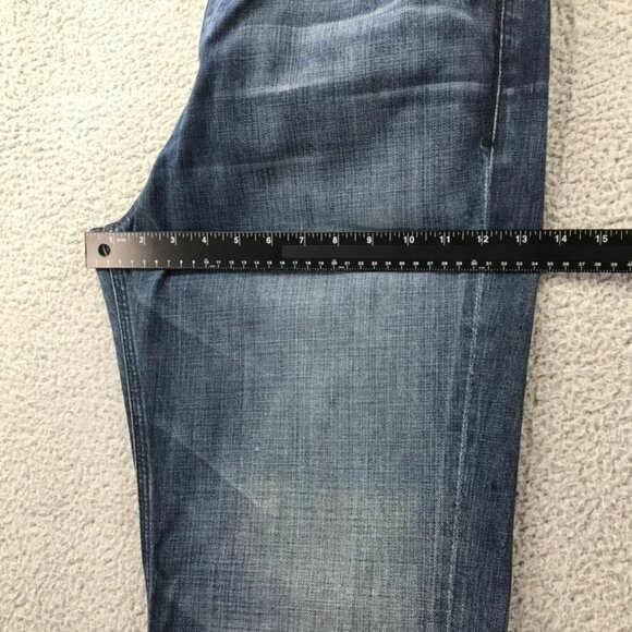7 For All Mankind Mens 38 JARED Straight Leg Button Fly 100% Cotton Jeans 38x34 - Picture 13 of 15